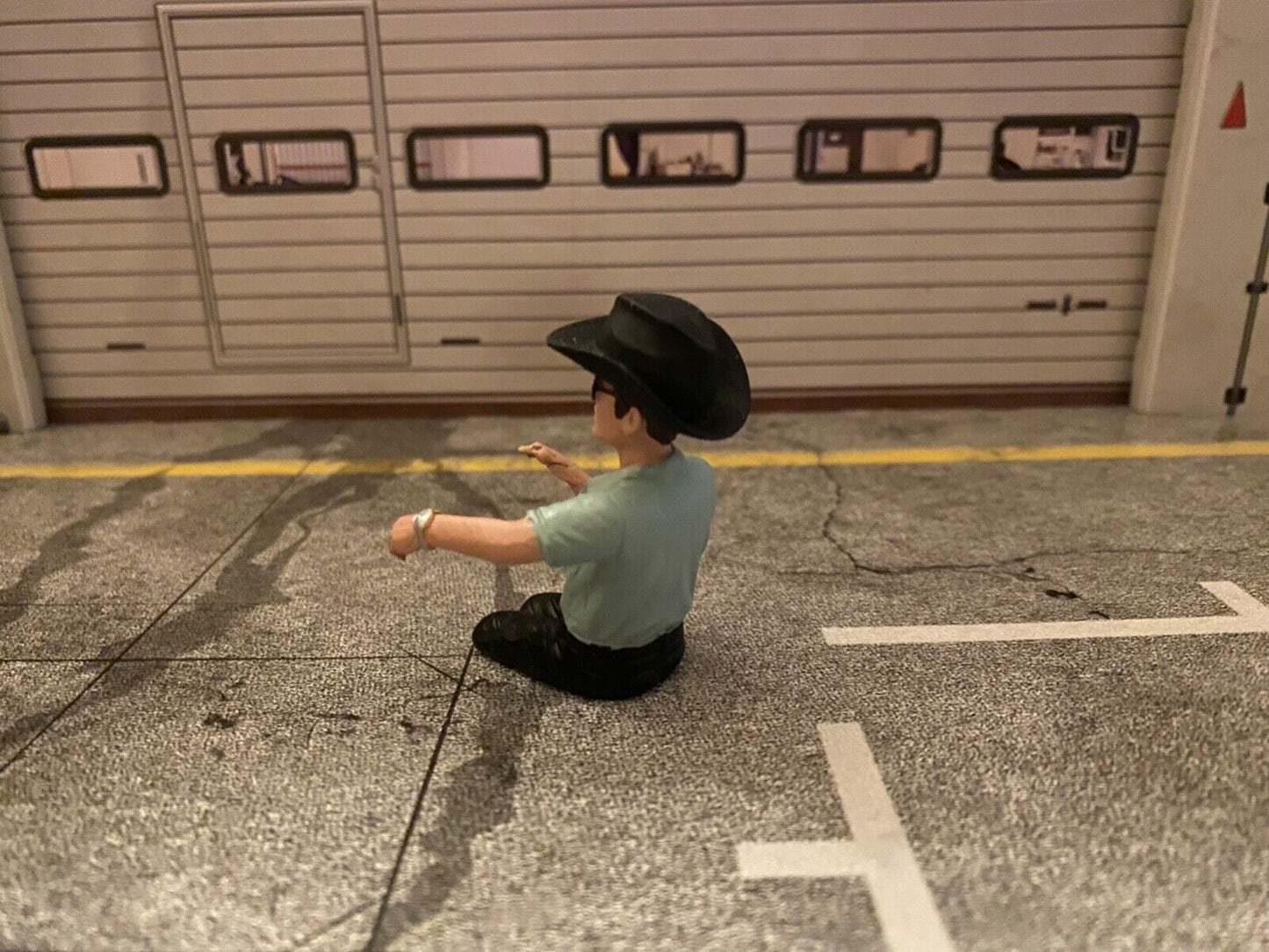 Cowboy Fahrer Figur Driver Figure Fahrerfigur Trucker für Lkw Truck Vers. A 1:18