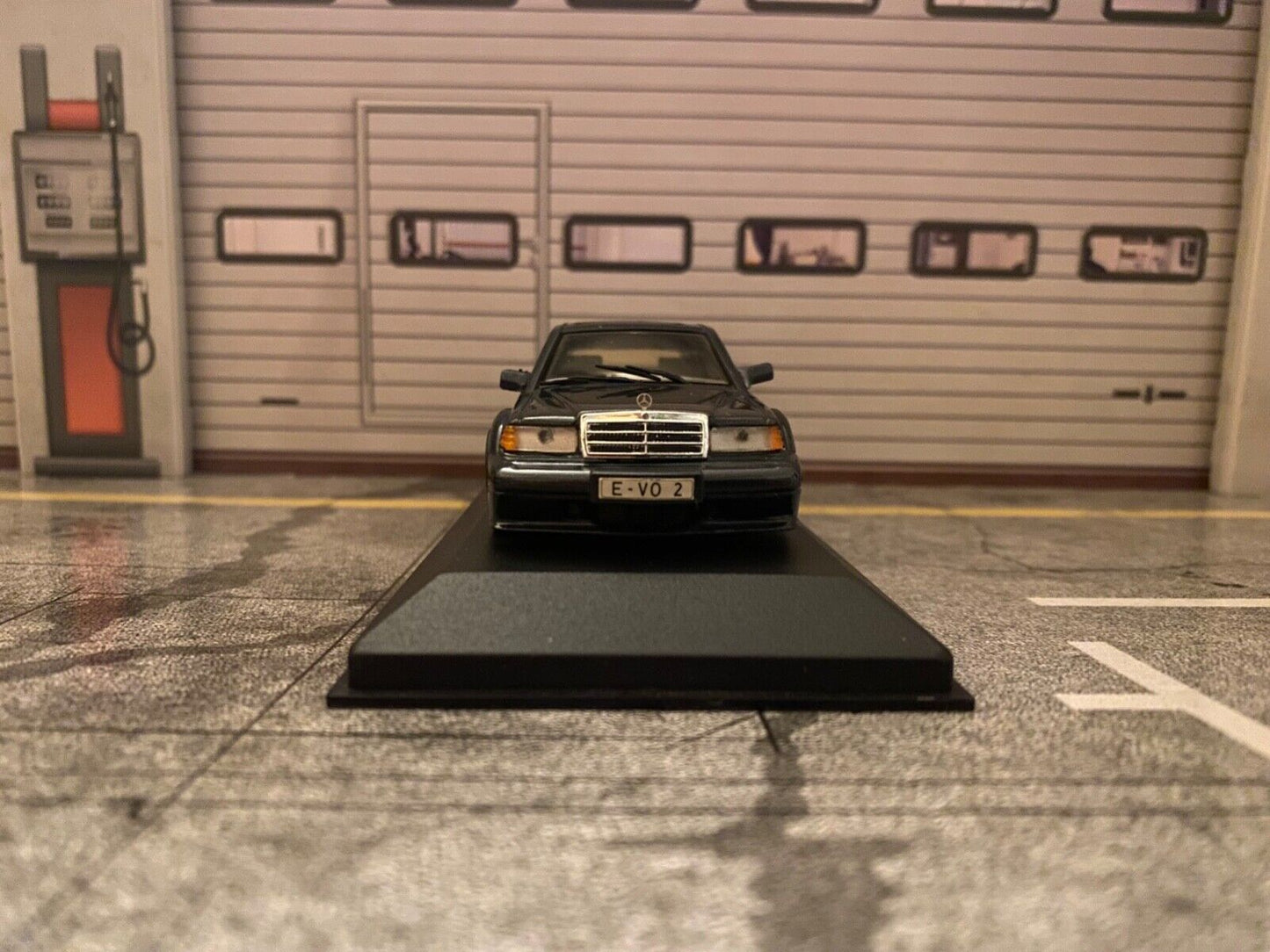 Mercedes Benz 190E 2.5-16V Evo2 Blue Black Met. Minichamps 3100 B vintage 1:43