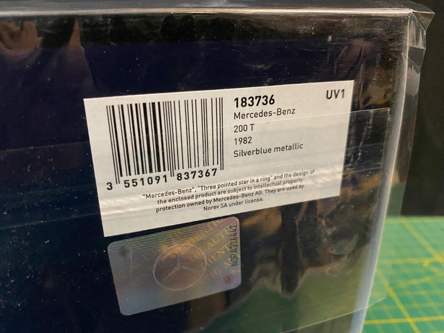 Mercedes Benz 200 T 1982 Silberblau S123 W123 183736 Norev EXCLU WEB Neu 1:18