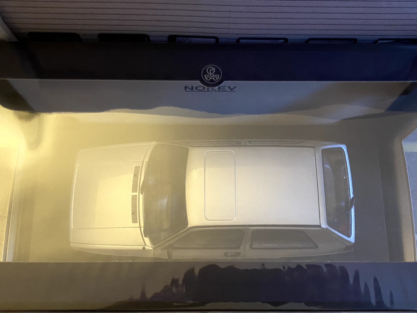 VW Golf II Memphis 1988 Silbergrau Metallic "200 EXCLU WEB" 188560 Norev 1:18