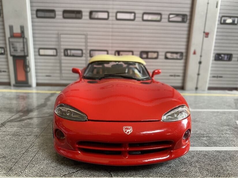 Double Bubble Hardtop für Dodge Viper RT/10 Resin unlackiert Diorama Tuning 1:18