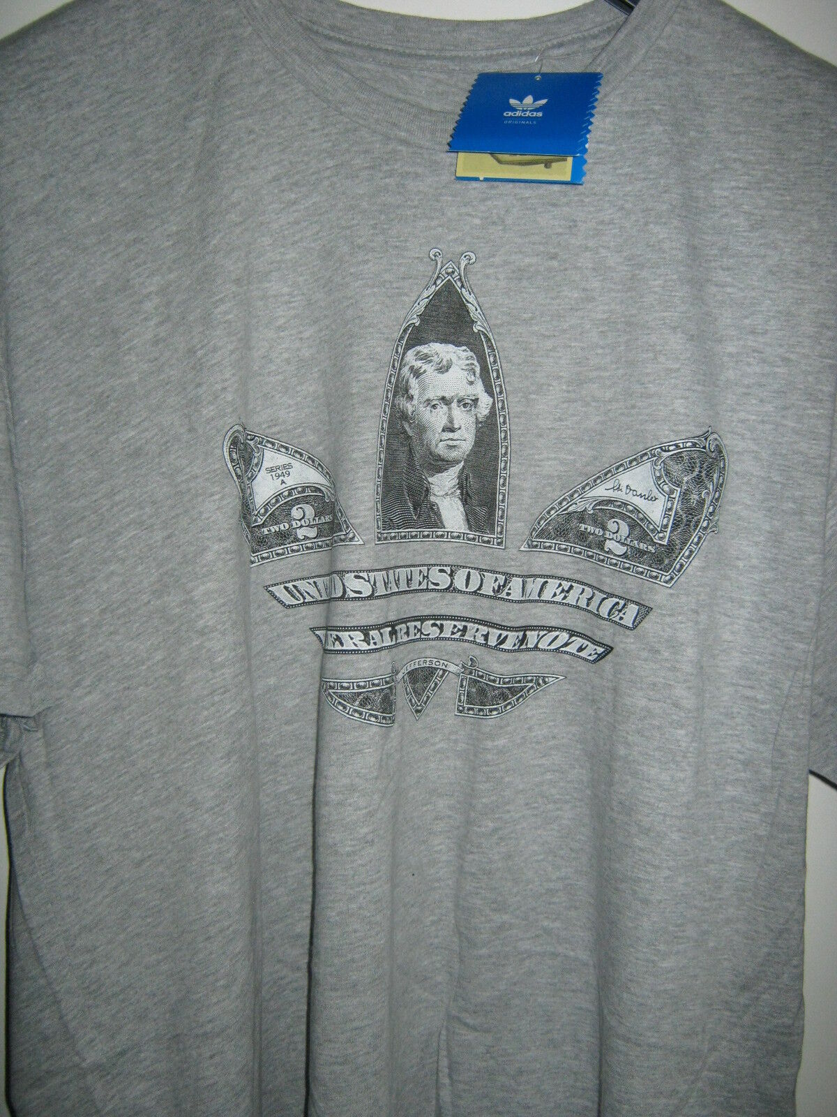 Adidas x Wish SL Loop Runner "2 Dollar-Note" + T-Shirt NEU US 12 UK 11,5 FR 46 ⅔