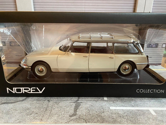 Citroën DS 21 Break 1970 weiß/grau blanc/gris Norev Neu in  Box new in box 1:18
