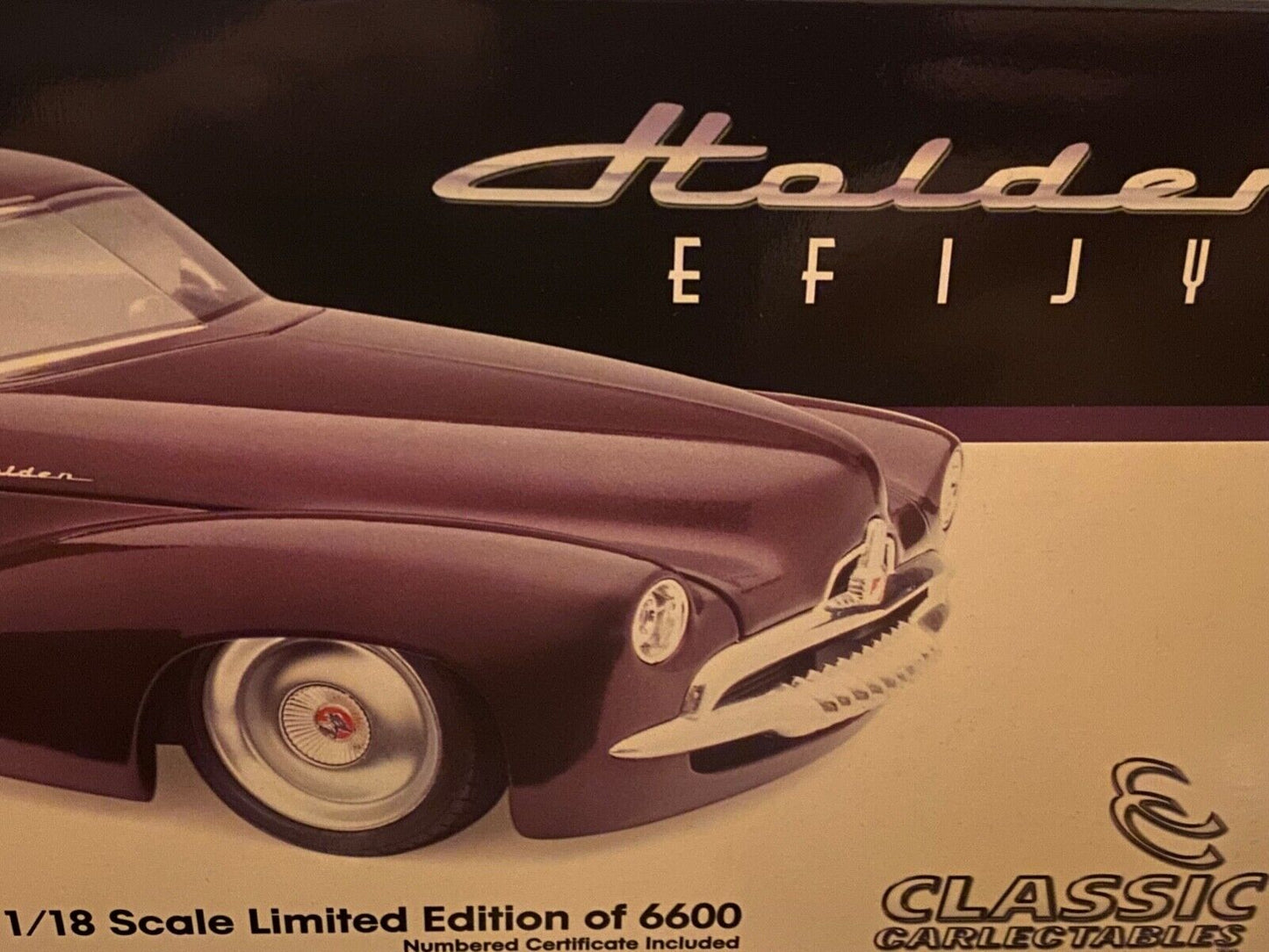 Holden Efijy 2005 Concept Car based on a Chevrolet Corvette V8 new in box 1:18