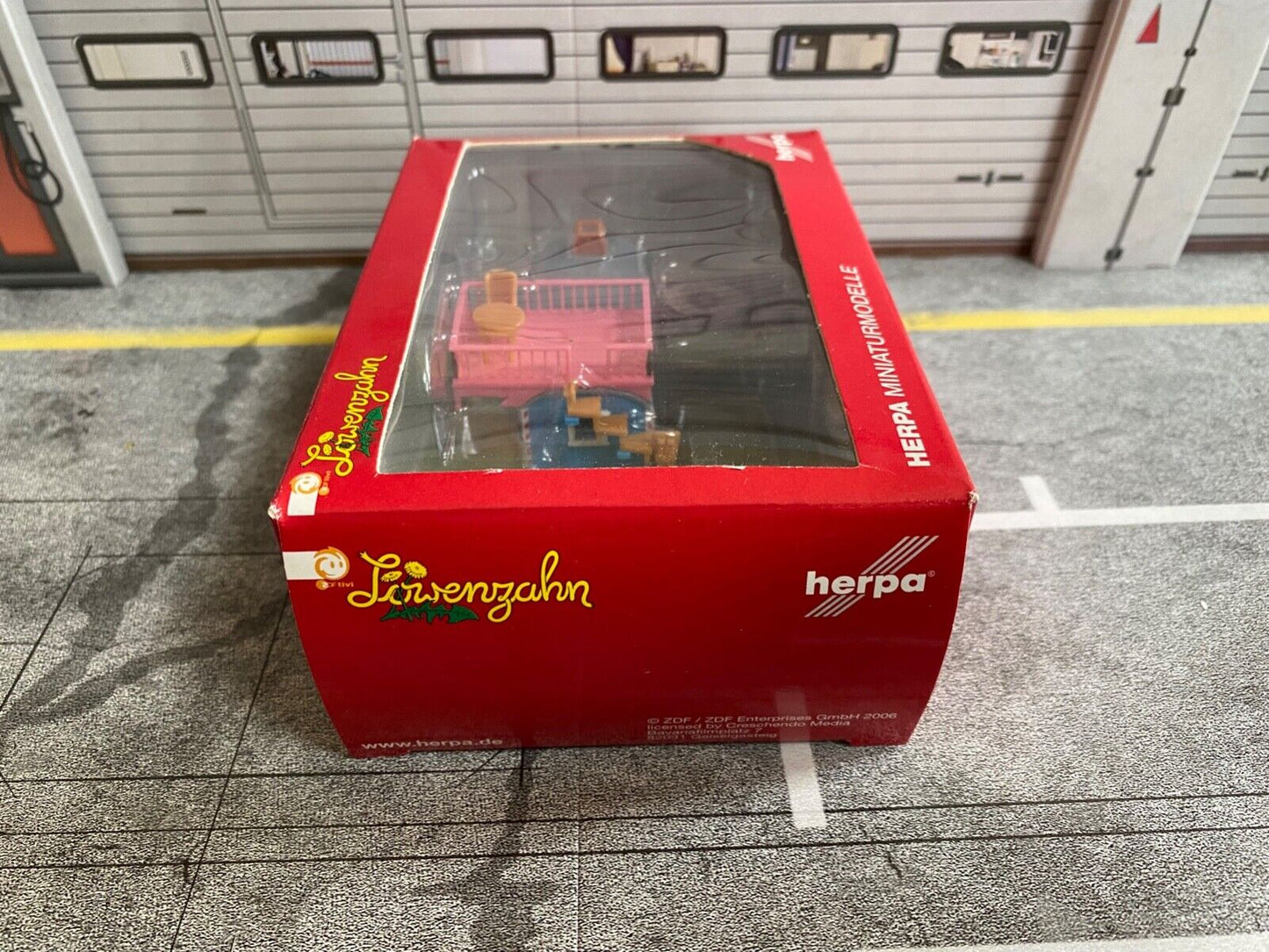 Löwenzahn Bauwagen & Citroen 2CV Ente Peter Lustig Herpa 152181 neu OVP H0 1:87