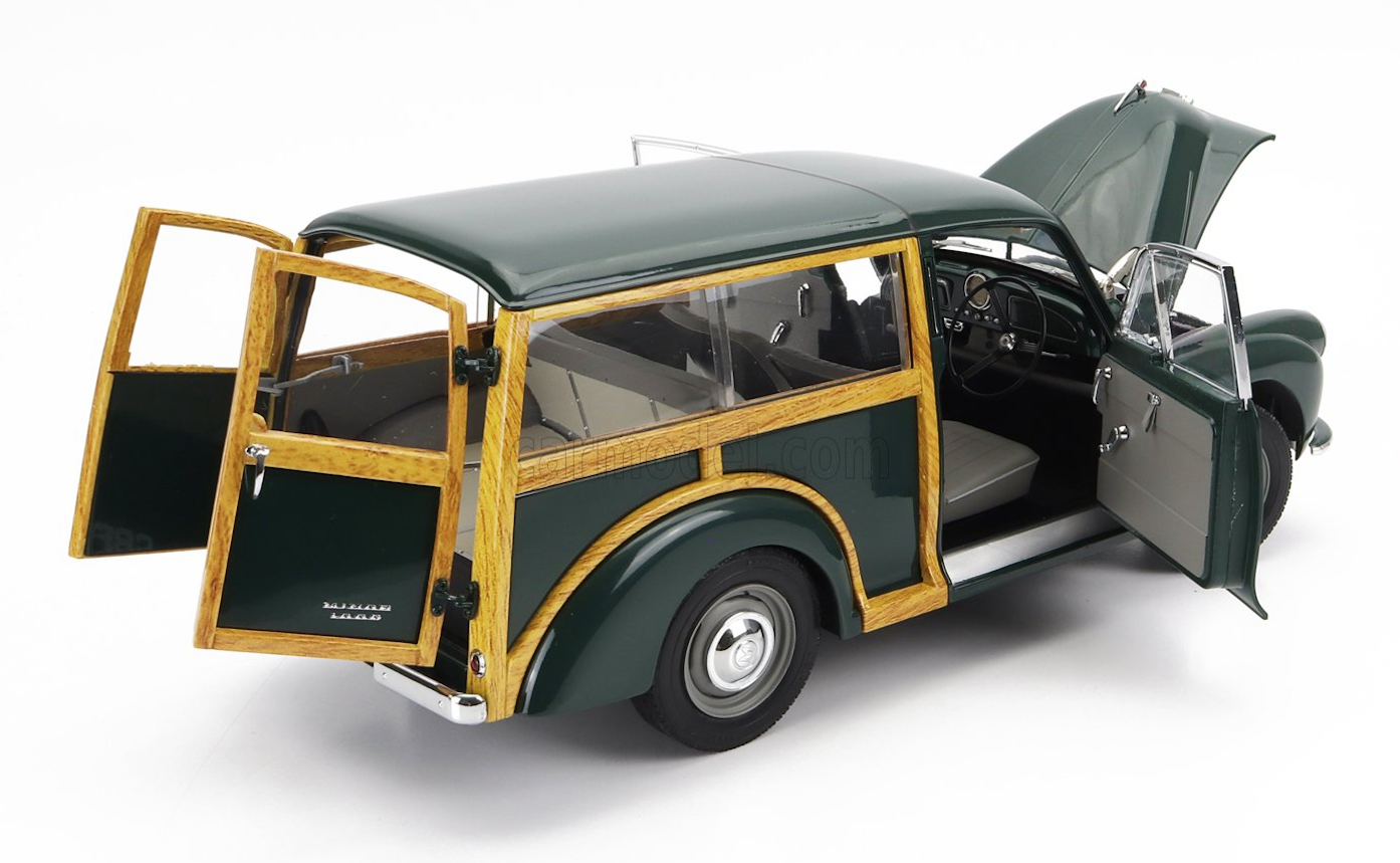 Morris Minor 1000 Traveller 1956 Dunkel Grün Dark Green SunStar 04791 1:12