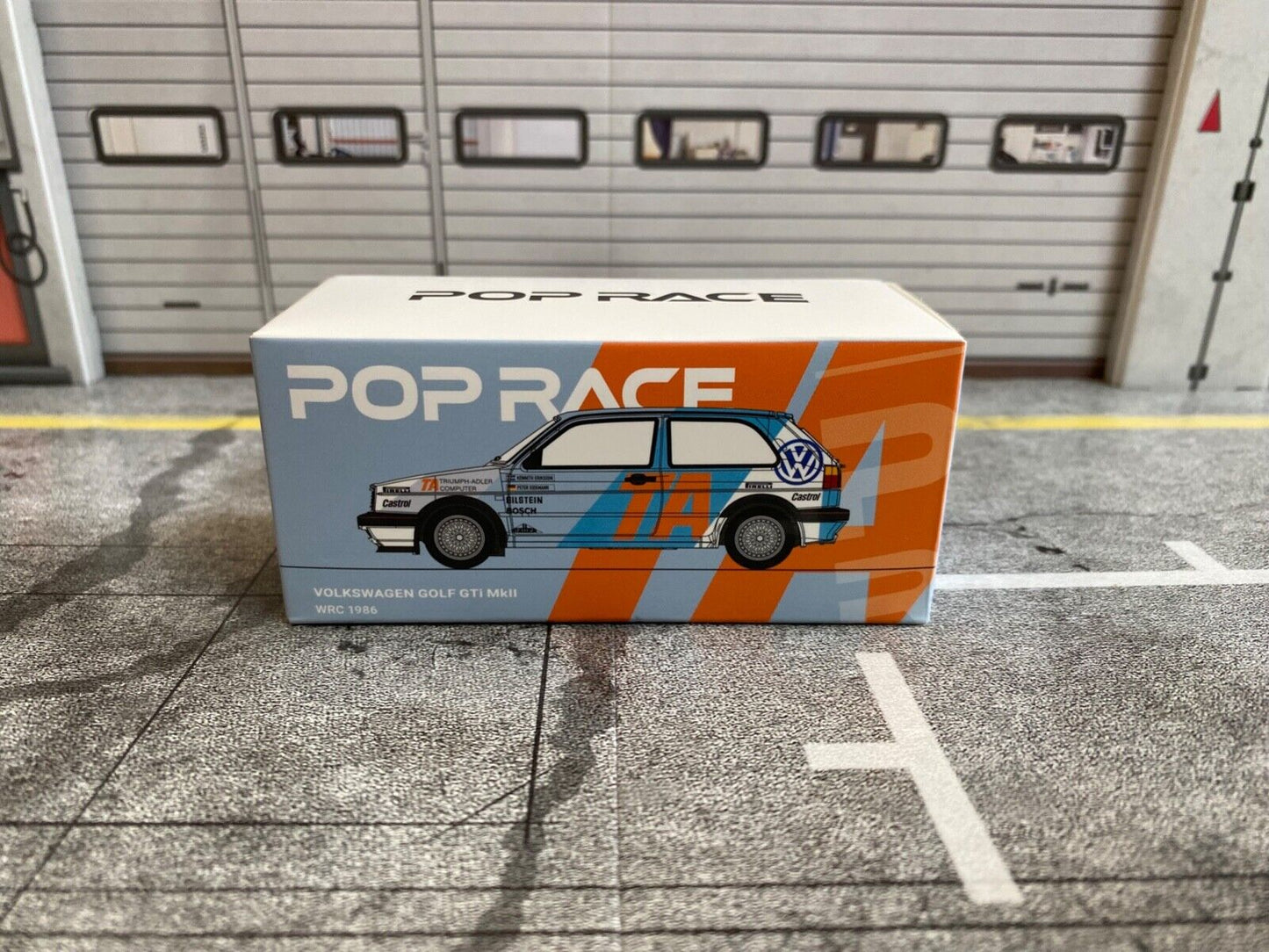 VW Golf 2 GTI 16V mit BBS Gr. A Diekmann / Eriksson neu in Box new in box 1:64