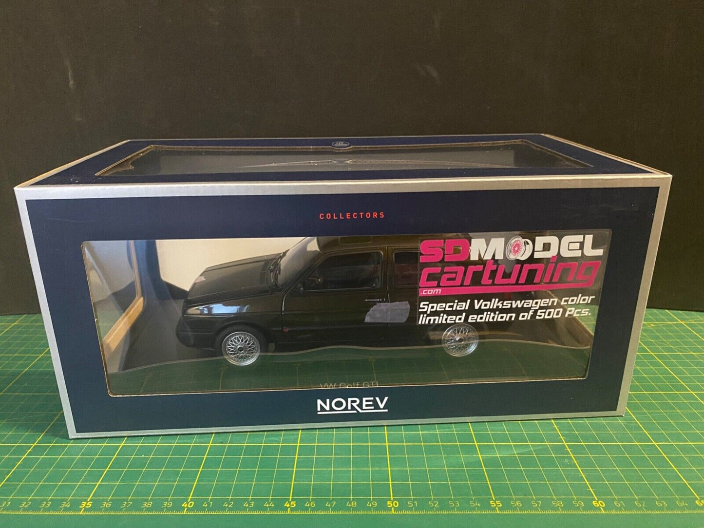 VW Golf GTI G60 19E Irish Green Pearl Effect C6Y 1 of 500 Norev Neu in OVP 1:18