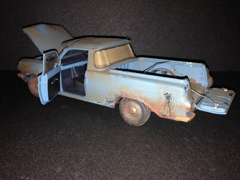 Holden EH Utility Ute Australian weathered Pick Up Custom by Dennis Koleber 1:18