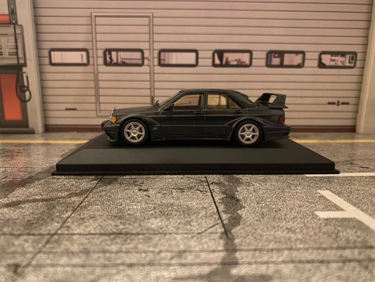 Mercedes Benz 190E 2.5-16V Evo2 Blue Black Met. Minichamps 3100 B vintage 1:43