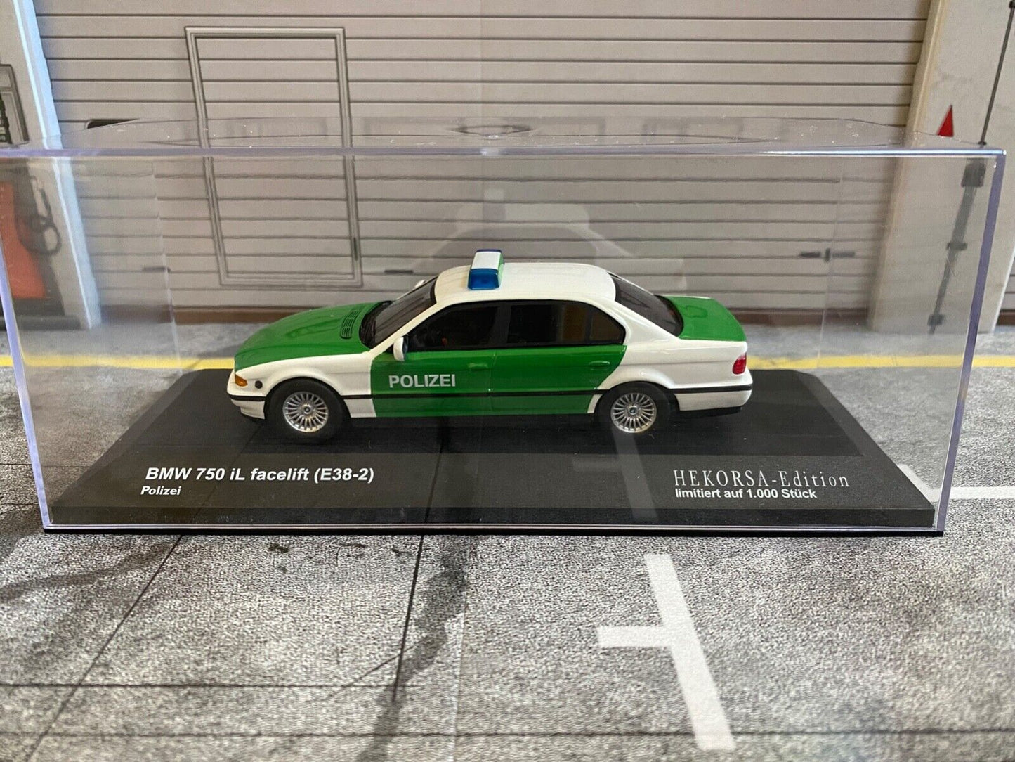 BMW 750 iL (E38-2) Polizei Berlin Premium X-Modell 7er Sondermodell Neu  1:43