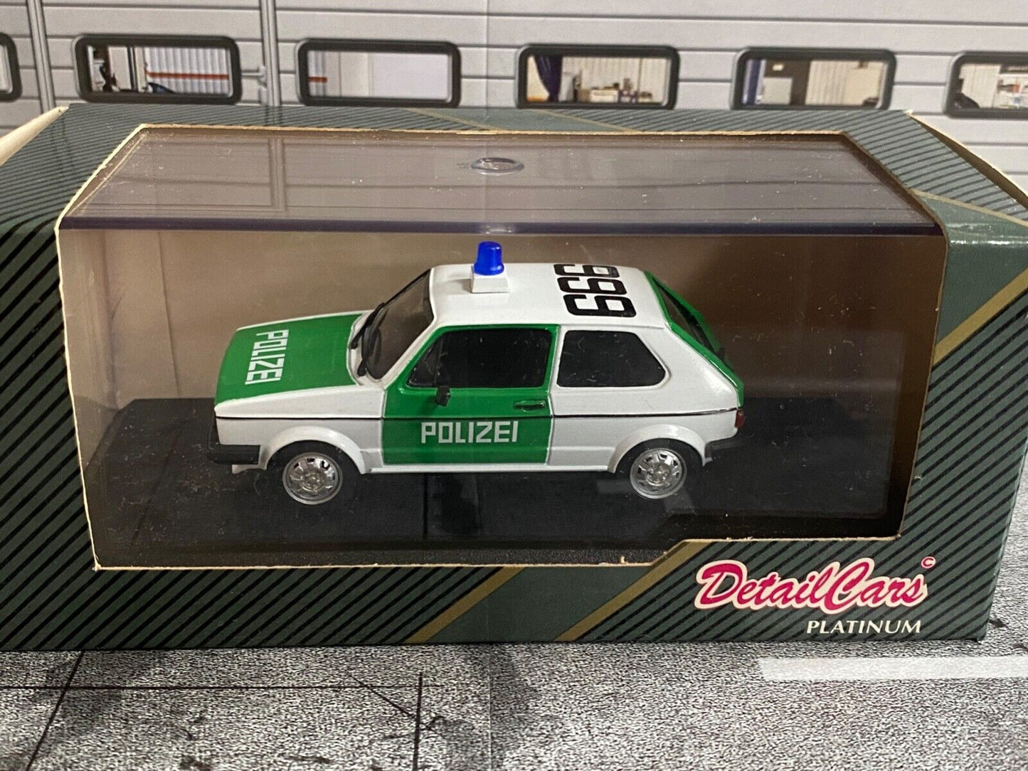 VW Golf 1 (Typ 17) Polizei 1974 DetailCars 482 Neu in OVP 1:43