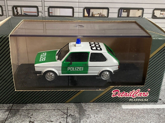 VW Golf 1 (Typ 17) Polizei 1974 DetailCars 482 Neu in OVP 1:43