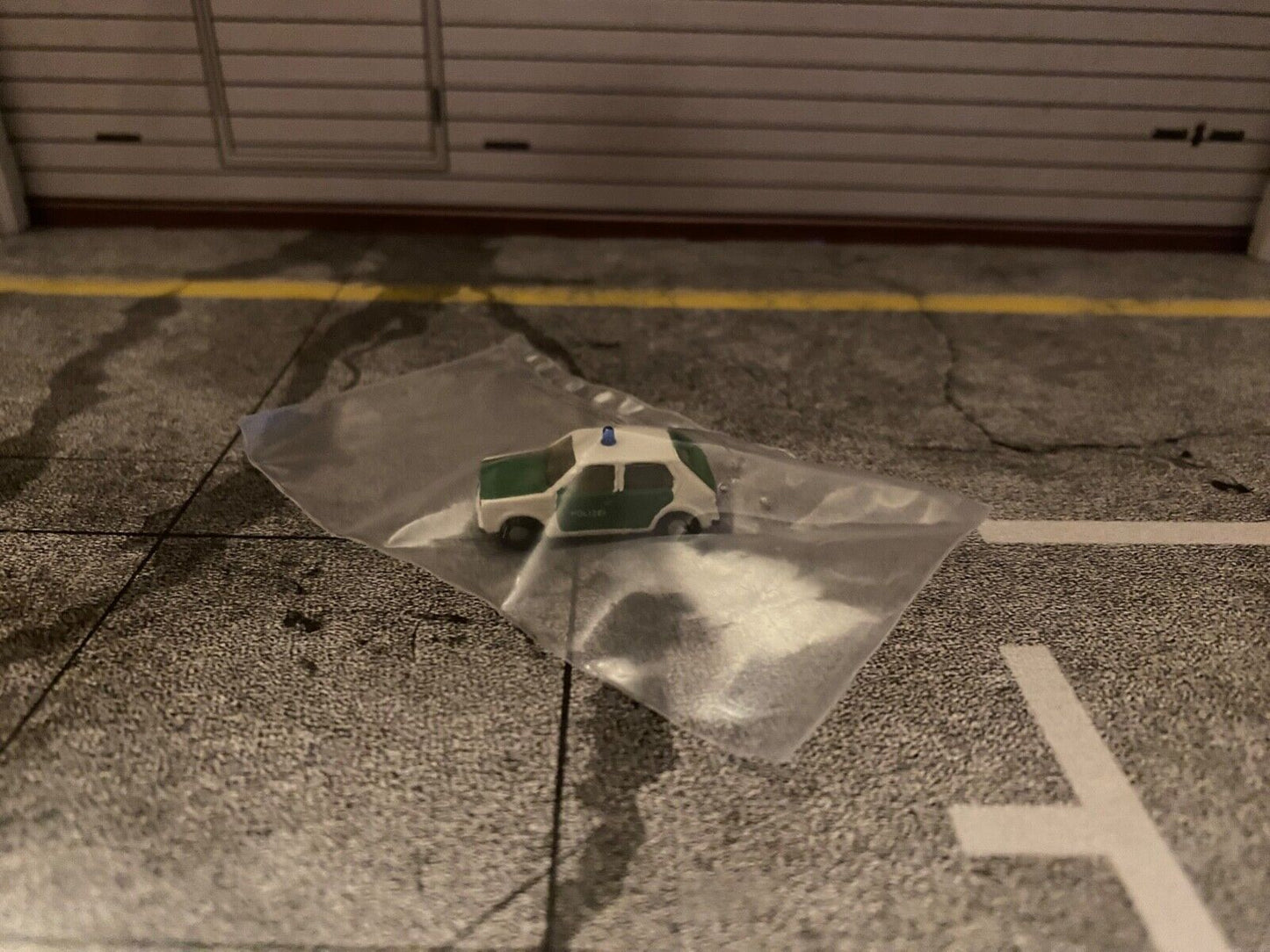 VW Golf 1 (Typ 17) Polizei Metall KEHI gebraucht "Variante 1" Spur TT 1:120