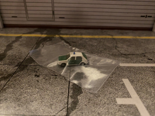 VW Golf 1 (Typ 17) Polizei Metall KEHI gebraucht "Variante 1" Spur TT 1:120