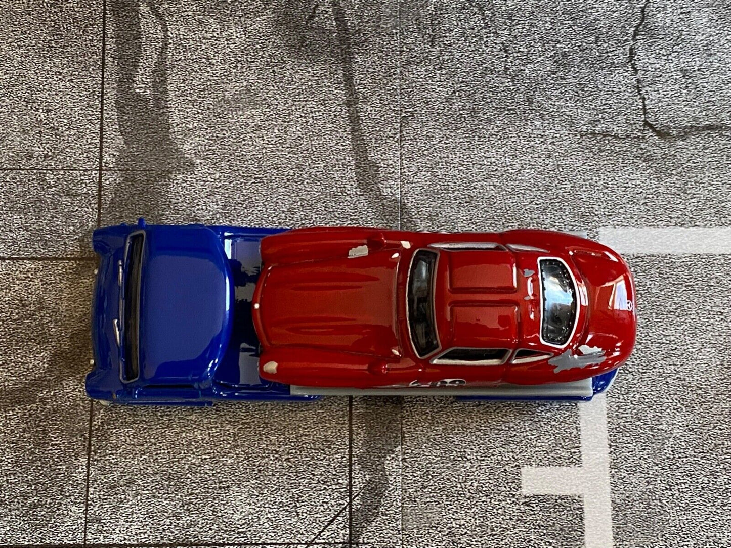 Mercedes Benz Renntransporter + 300 SL #263 Jay Leno´s Garage ot Wheels 1:64