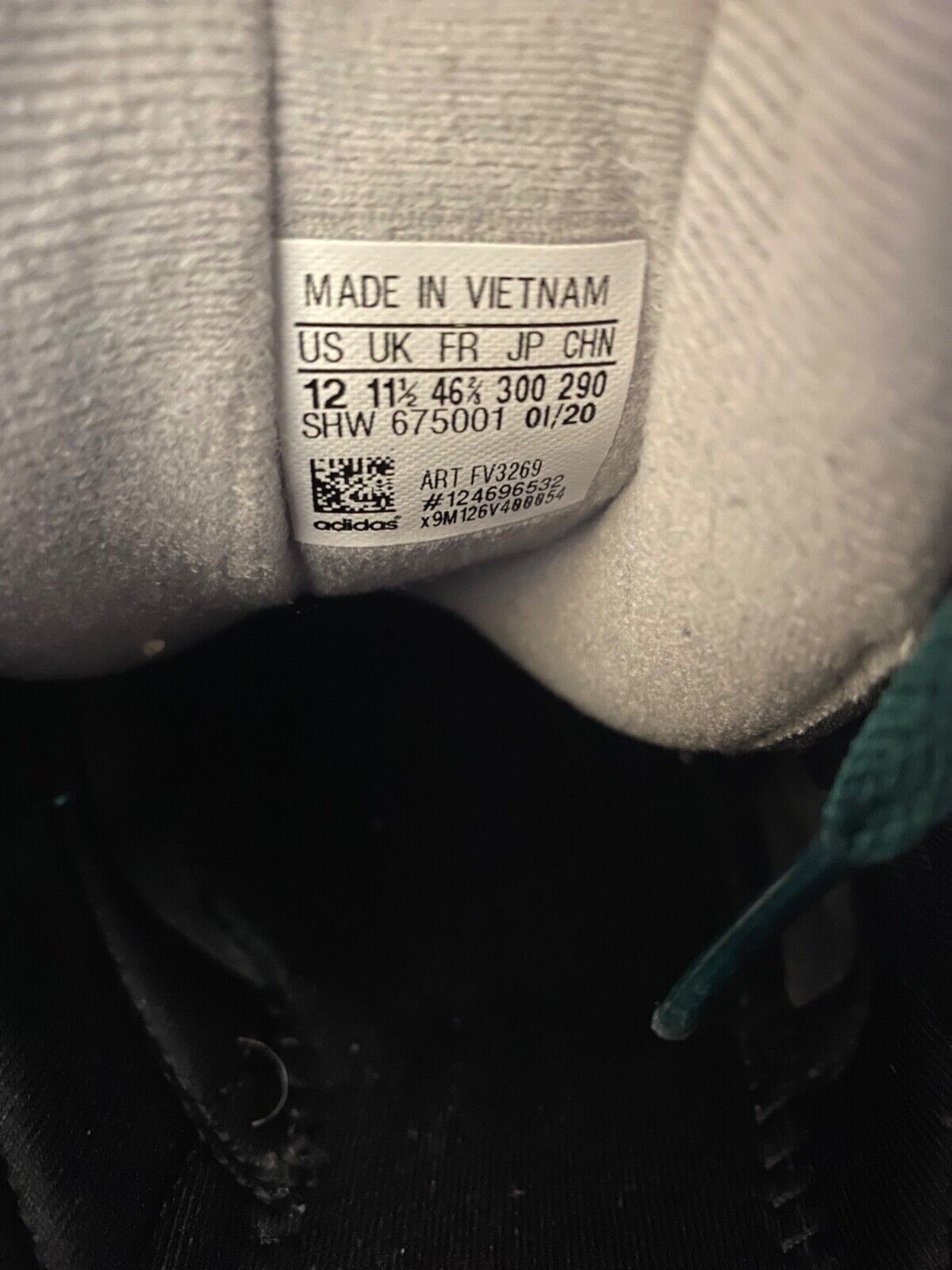 Adidas ZX 8000 Collegiate Green FV3269 + vintage Lace Tags US 12 UK 11,5 EU 46 ⅔