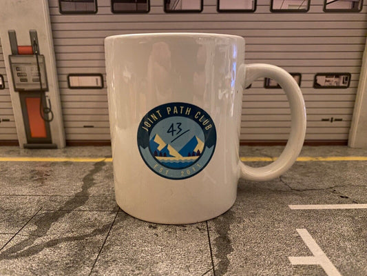 Kaffeetasse 43einhalb 43 1/2 Promo-Artikel Joint Path Tasse Coffee Cup neu new