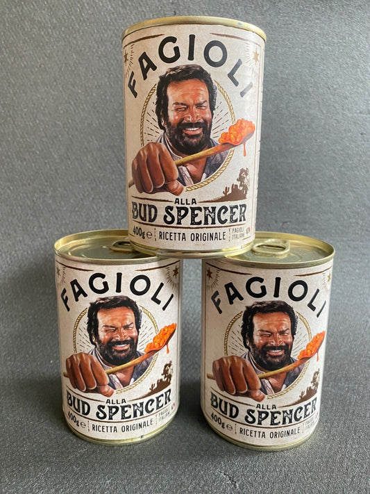 Fagioli alla Bud Spencer Ricetta Originale Bohnen & Speck Beans & Bacon 3x 400g