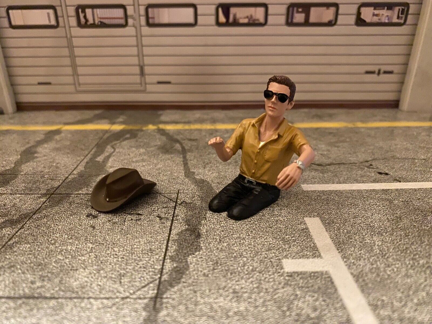 Cowboy Fahrer Figur Driver Figure Fahrerfigur Trucker für Lkw Truck Vers. C 1:18