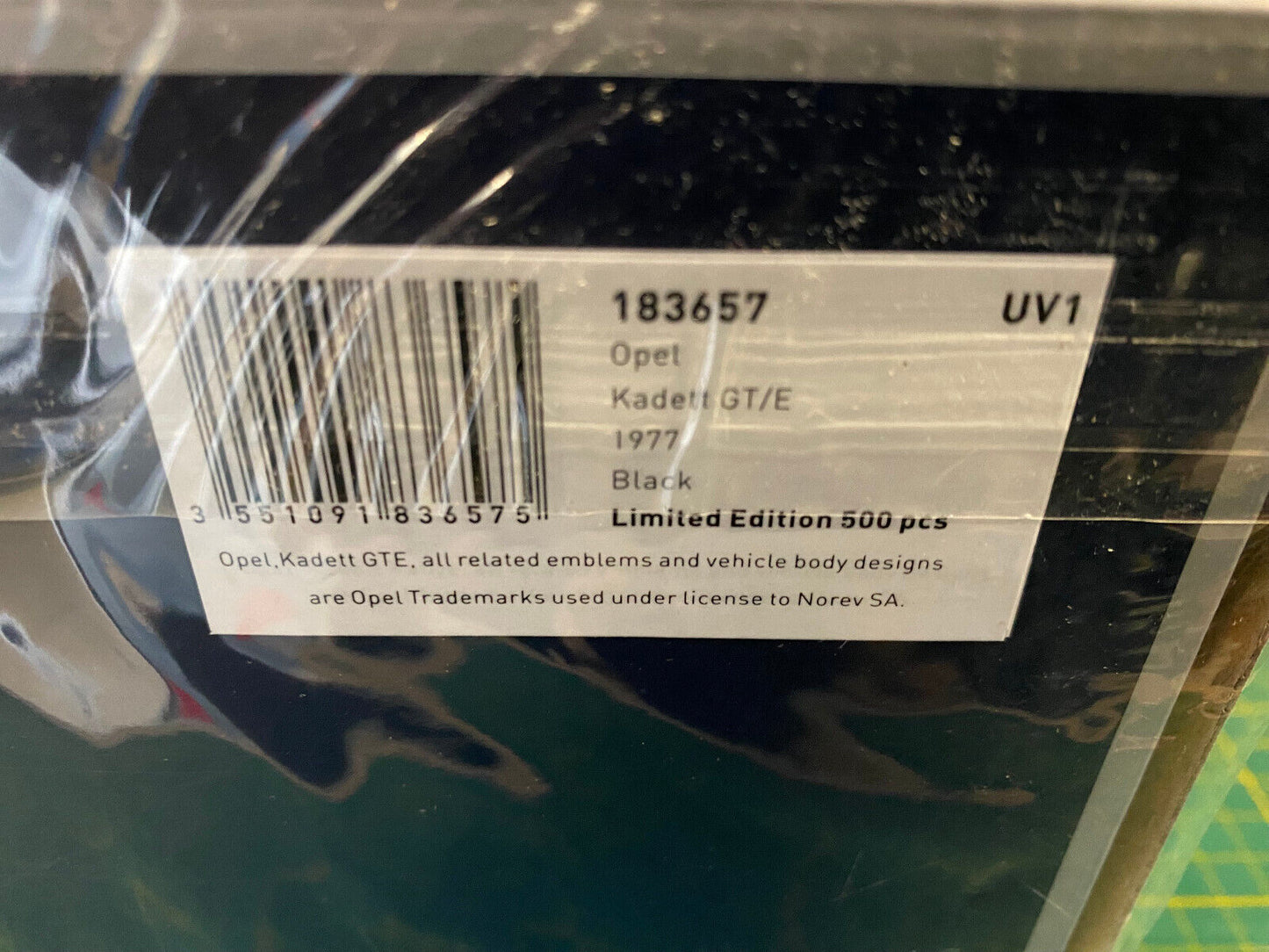 Opel Kadett C GT/E schwarz Sondermodell limitiert auf 500 Norev 183657 Neu 1:18