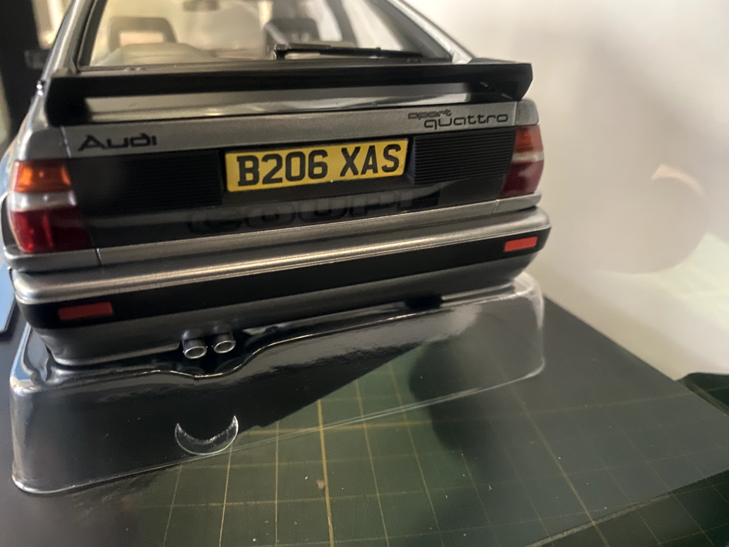 Audi Sport Quattro 1985 Grey Metallic GB EXCLU WEB 186 von 300 188312 Norev 1:18