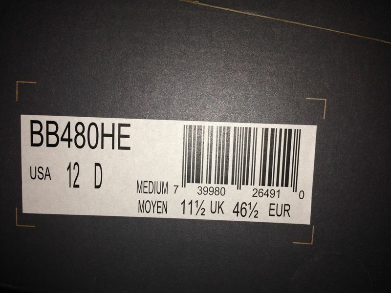 New Balance OG 480 Hi BB480HE Basketball vintage BB cw US 12 UK 11,5, EUR 46,5