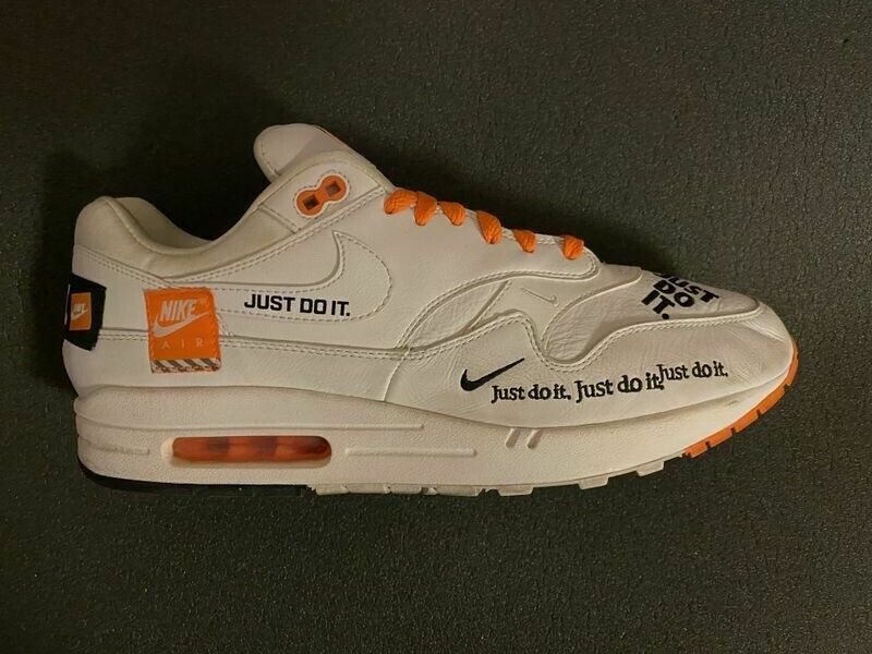 Nike Air Max 1 SE JUST DO IT plus Accessoires AO1021 100 US 12,5 UK 11,5 EUR 47