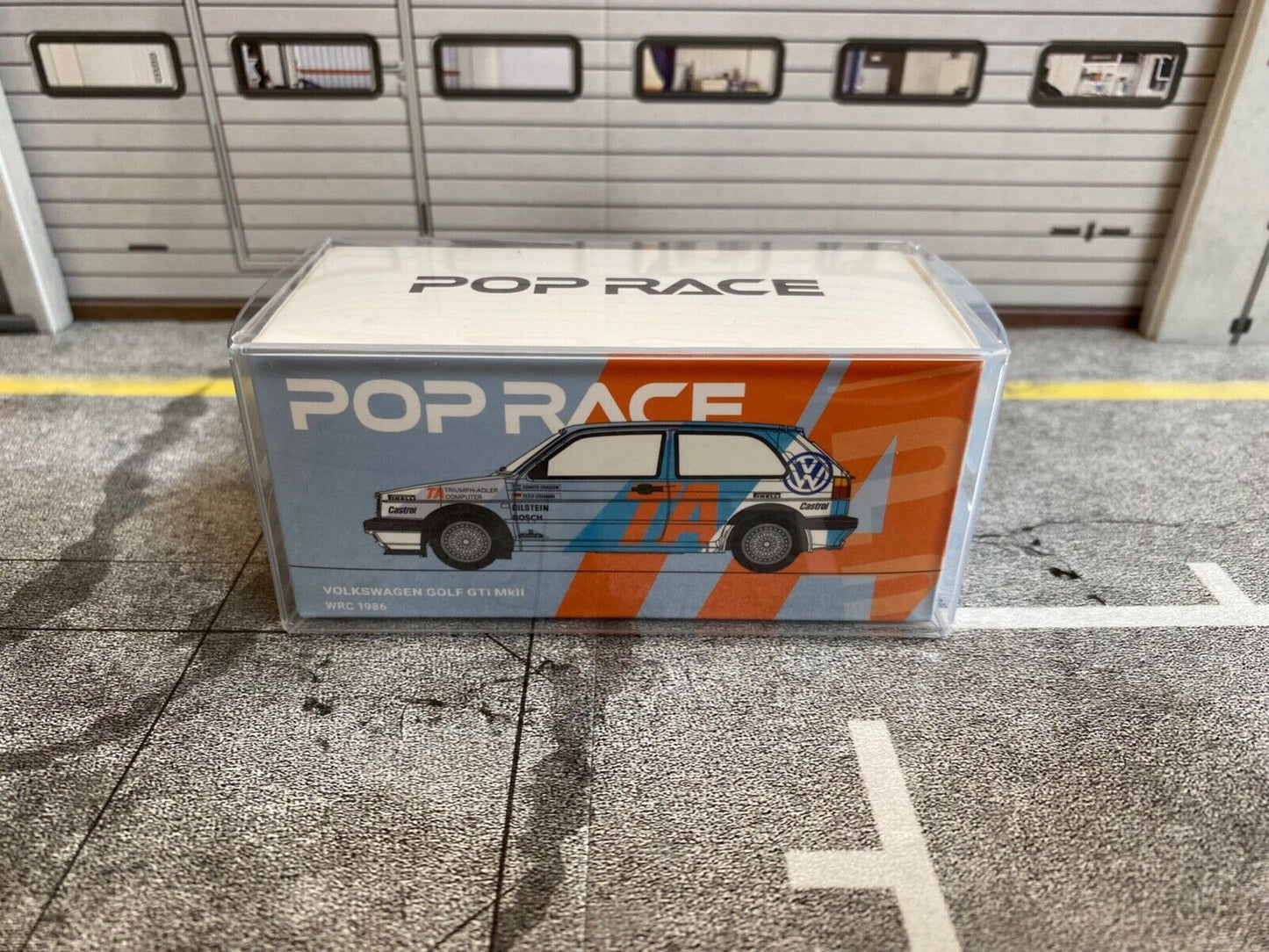 VW Golf 2 GTI 16V mit BBS Gr. A Diekmann / Eriksson neu in Box new in box 1:64