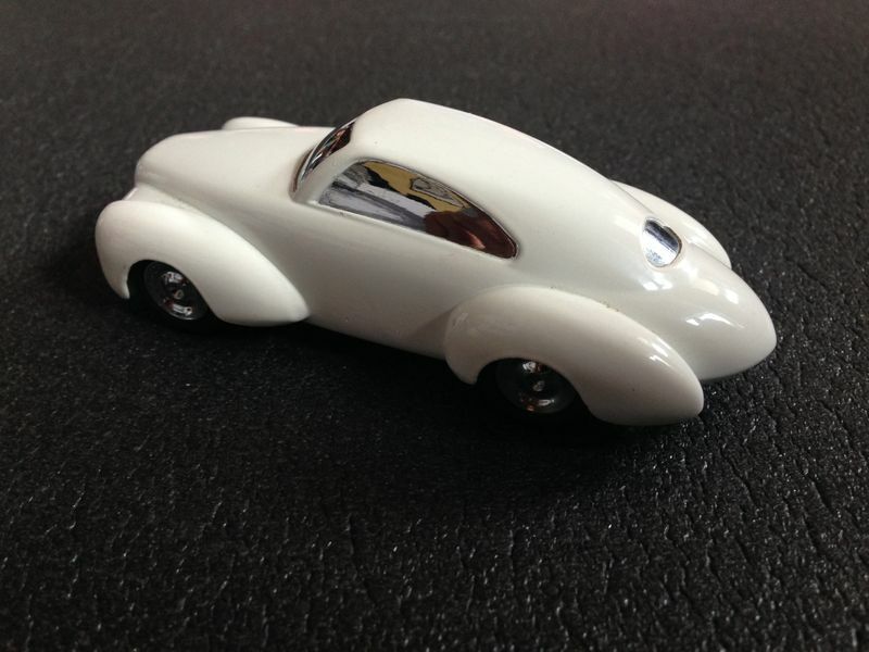 Holden Efijy Conept Car "Scultpure" ca. 9,5cm Metall white weiß