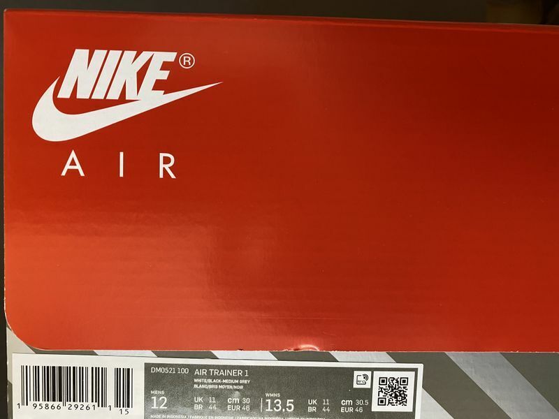 Nike Air Trainer 1 Chlorophyll DM0521 100 vintage colourway US 12 UK 11 EUR 46