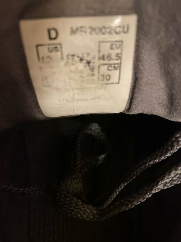 New Balance MR2002CU Made in USA vintage from 2002 US 12 UK 11,5 EUR 46,5 CM 30