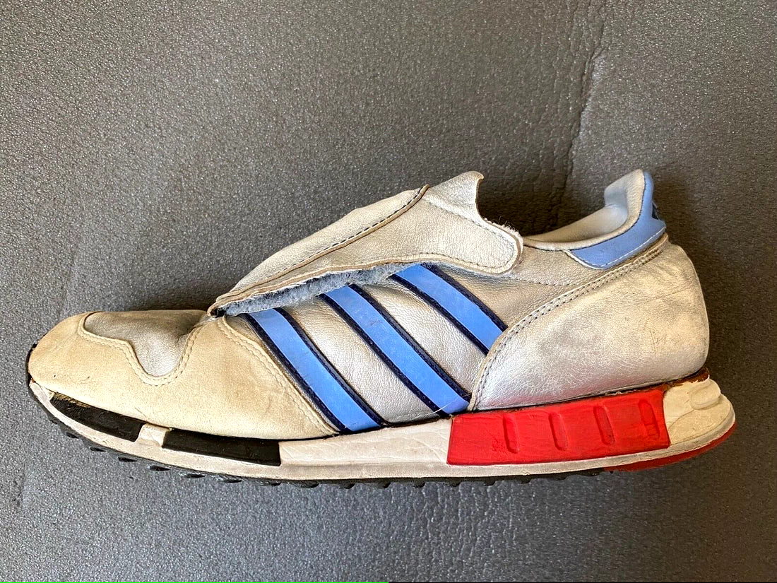 Adidas Micropacer 1984 vintage Original gebraucht defekt EU 40 ⅔ US 7,5 UK 7