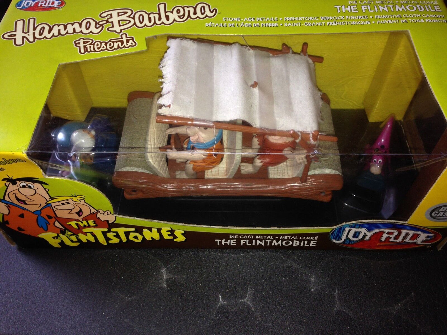 Flintmobile The Flintstones Familie Fred Feuerstein Wilma Barney Joyride 1:18