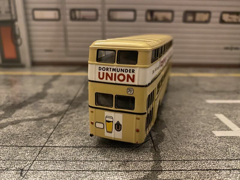 Büssing D2U BVG Bus Dortmunder Union limitiertes Sondermodell Brekina H0 1:87