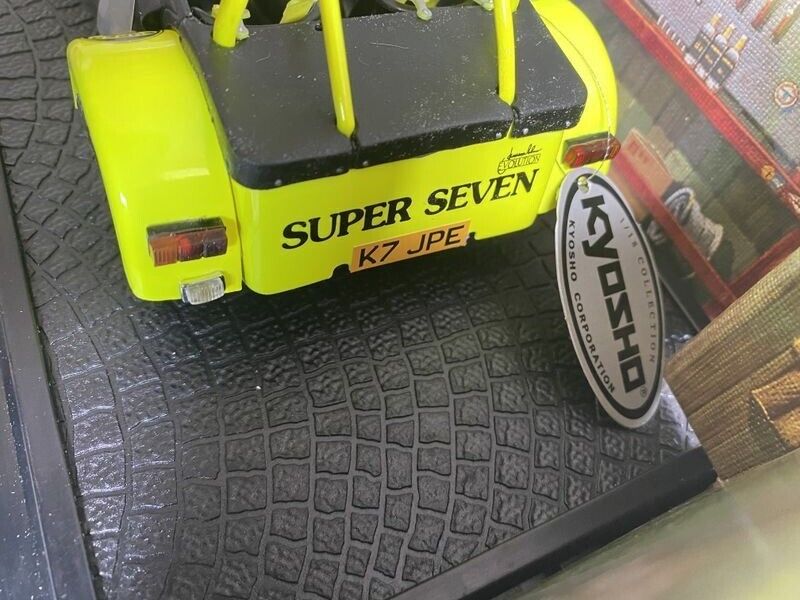 Caterham Super Seven JPE World Record Holder 0-60 MPH Lotus Kyosho Neu new 1:18