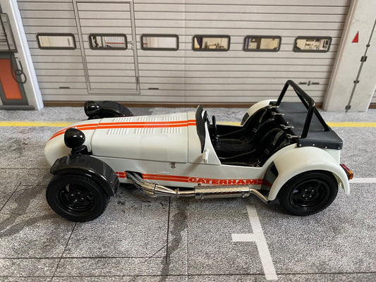 Caterham Super Seven JPE Lotus High End Edition mit Carbon Kotflügel Kyosho 1:18