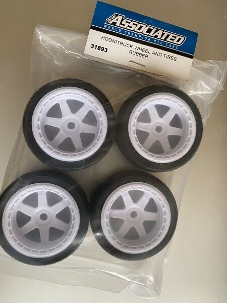 Satz Kompletträder für Hoonitruck Ken Block Honnigan Team Associated RC NEU 1:10