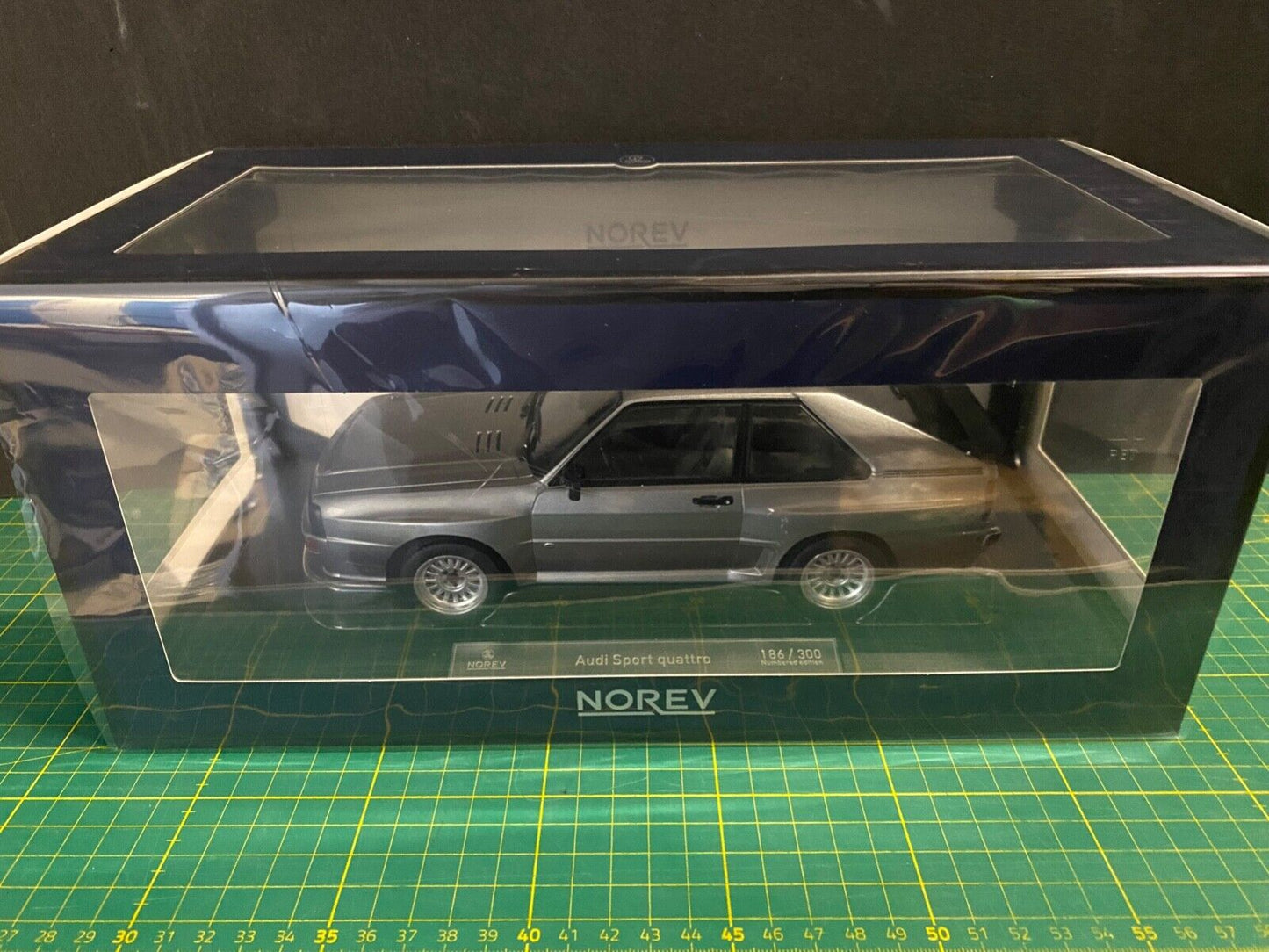 Audi Sport Quattro 1985 Grey Metallic GB EXCLU WEB 186 von 300 188312 Norev 1:18