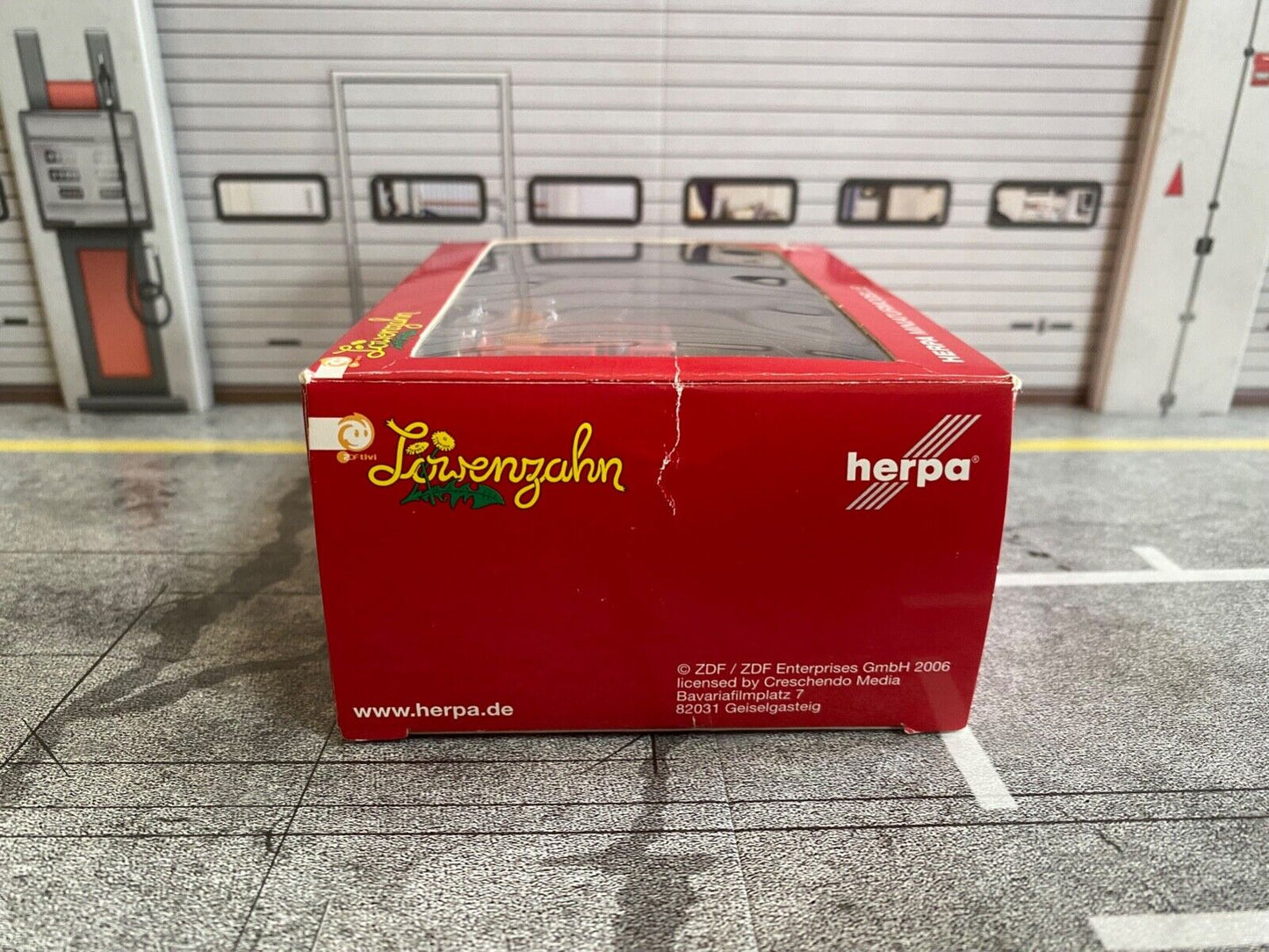 Löwenzahn Bauwagen & Citroen Ente Peter Lustig Herpa 152181 gebraucht H0 1:87