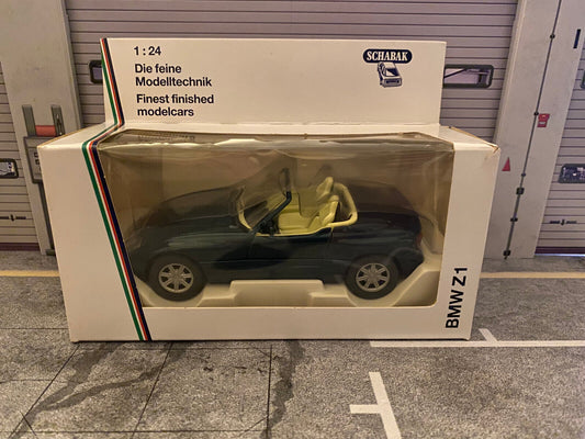 BMW Z1 urgrün Metall Schabak alles zu öfnen Neu Die Cast new 1:24