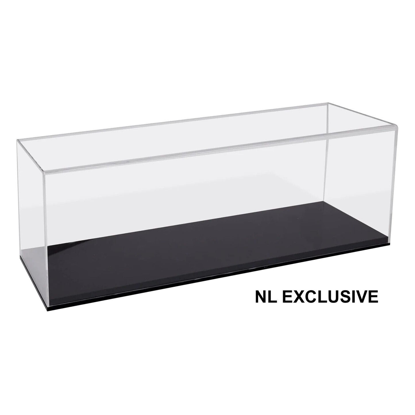 Hochwertige Acrylglasvitrine ca. 50x16x18cm (mit 4mm Dicke) für 1:18 1:24 1:43