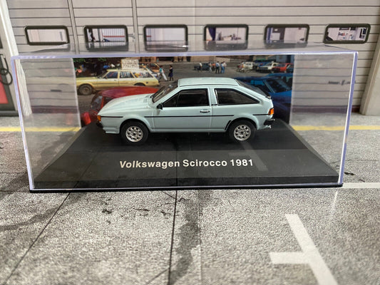 VW Scirocco 2 GT 1981 Typ 53b US Version hellblau light blue Neu new 1:43