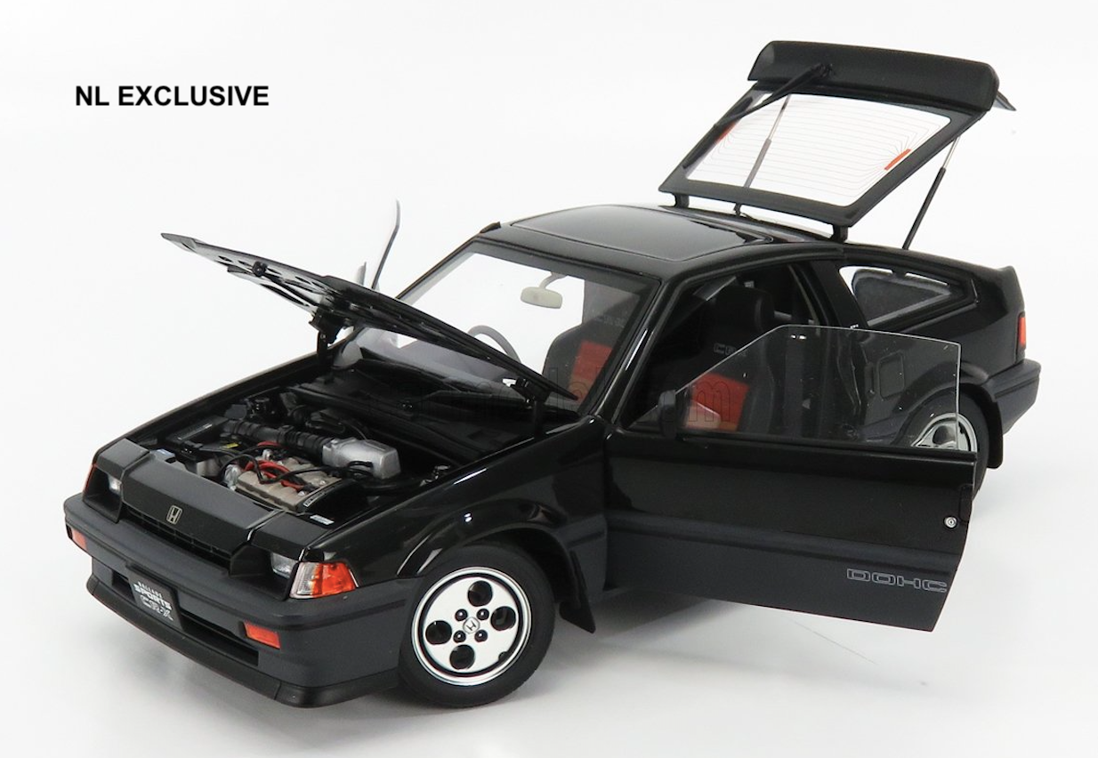 HONDA CR-X Si BALLADE SPORT CRX 1984 Metall alles zu öffnen DieCast 1:18