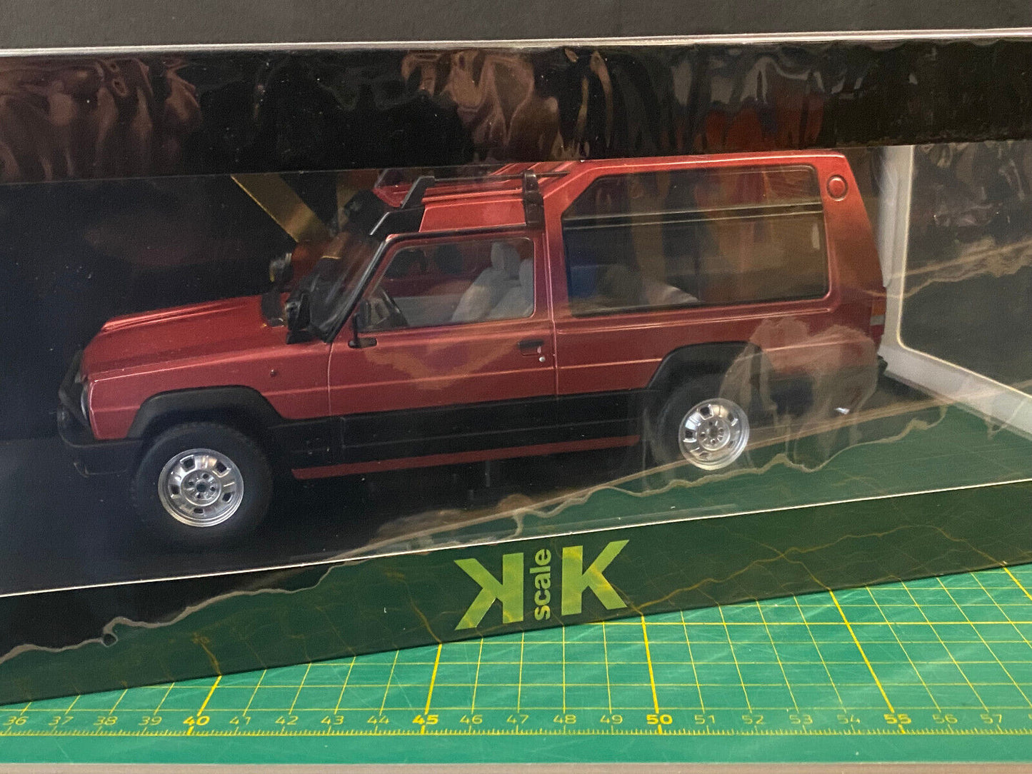 Talbot Matra Rancho X rot metallic KK Scale 180822 Neu in OVP new in box 1:18