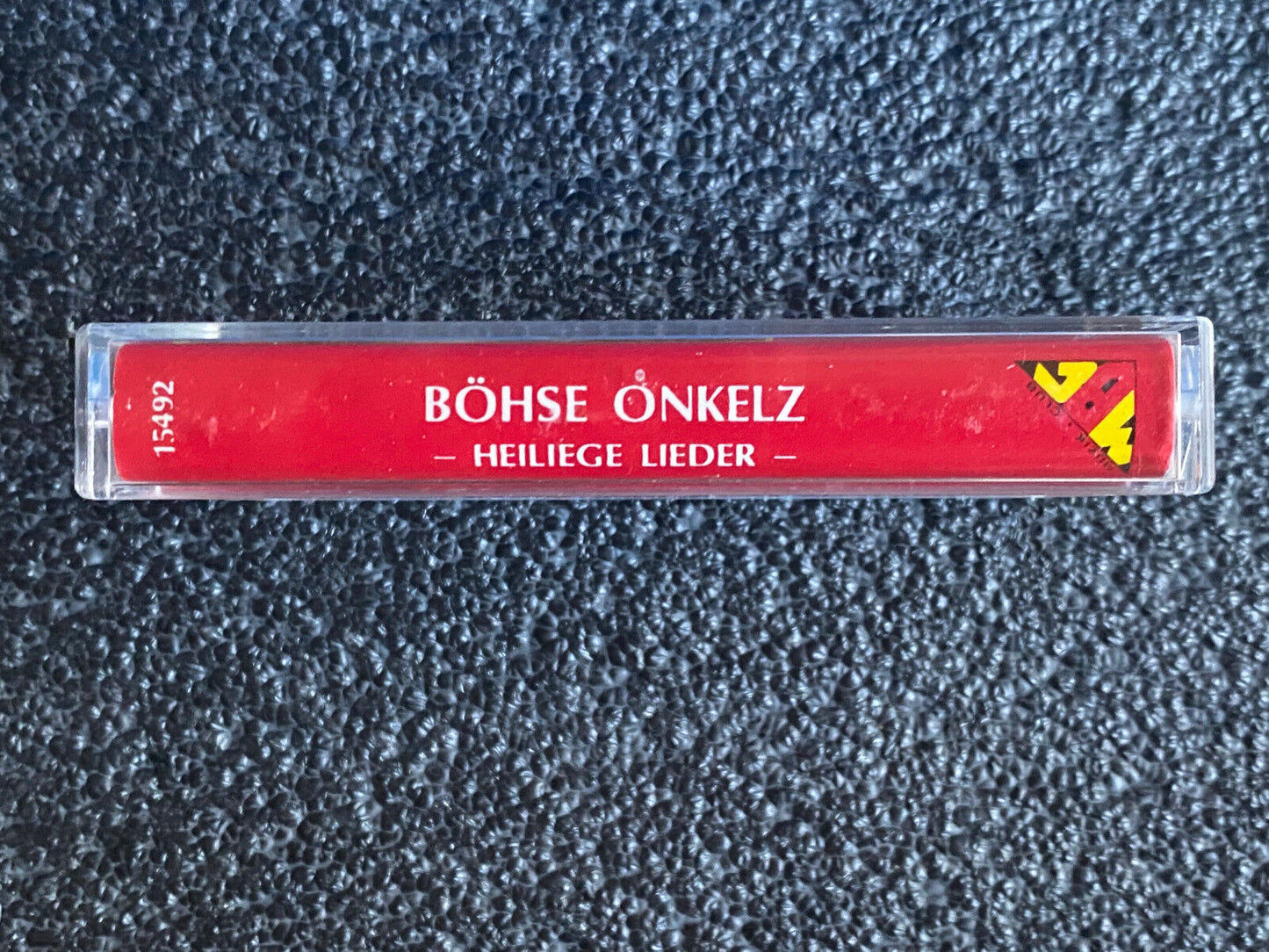 Böhse Onkelz - Heilige Lieder - "DIE ROTE" MC Musikkassette SEHR SELTENE AUSGABE