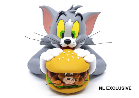 Tom & Jerry Burger Büste Neu in OVP SOAP STUDIO 905139