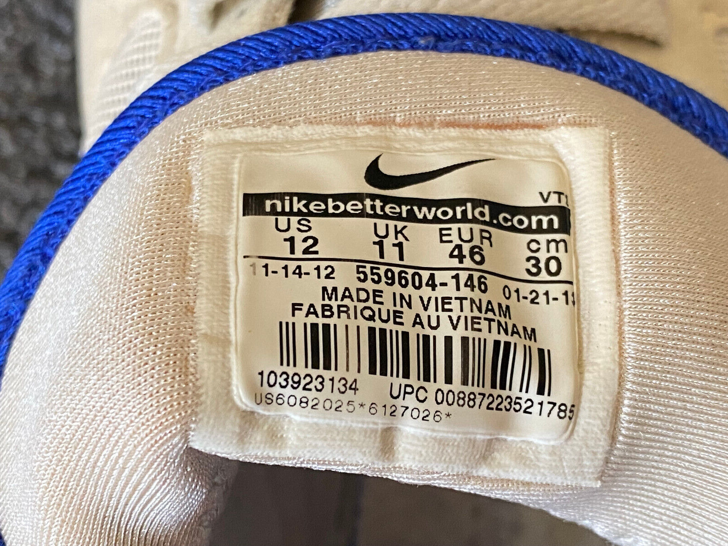Nike Air Max 180 original vintage colourway 559604 146 defekt US 12 UK 11  EU 46
