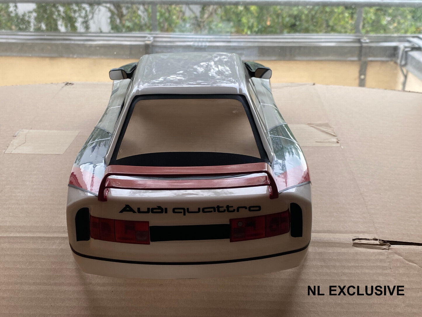 Audi 90 Quattro IMSA GTO fertig lackierte Lexan Karosserie Body RC Body 1:10