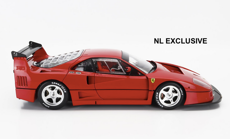 Ferrari F40 Competizione 1989 Rosso Corsa Metall alles zu öffnen Kyosho Neu 1:12